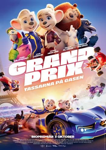 Poster: Grand Prix - Tassarna på gasen