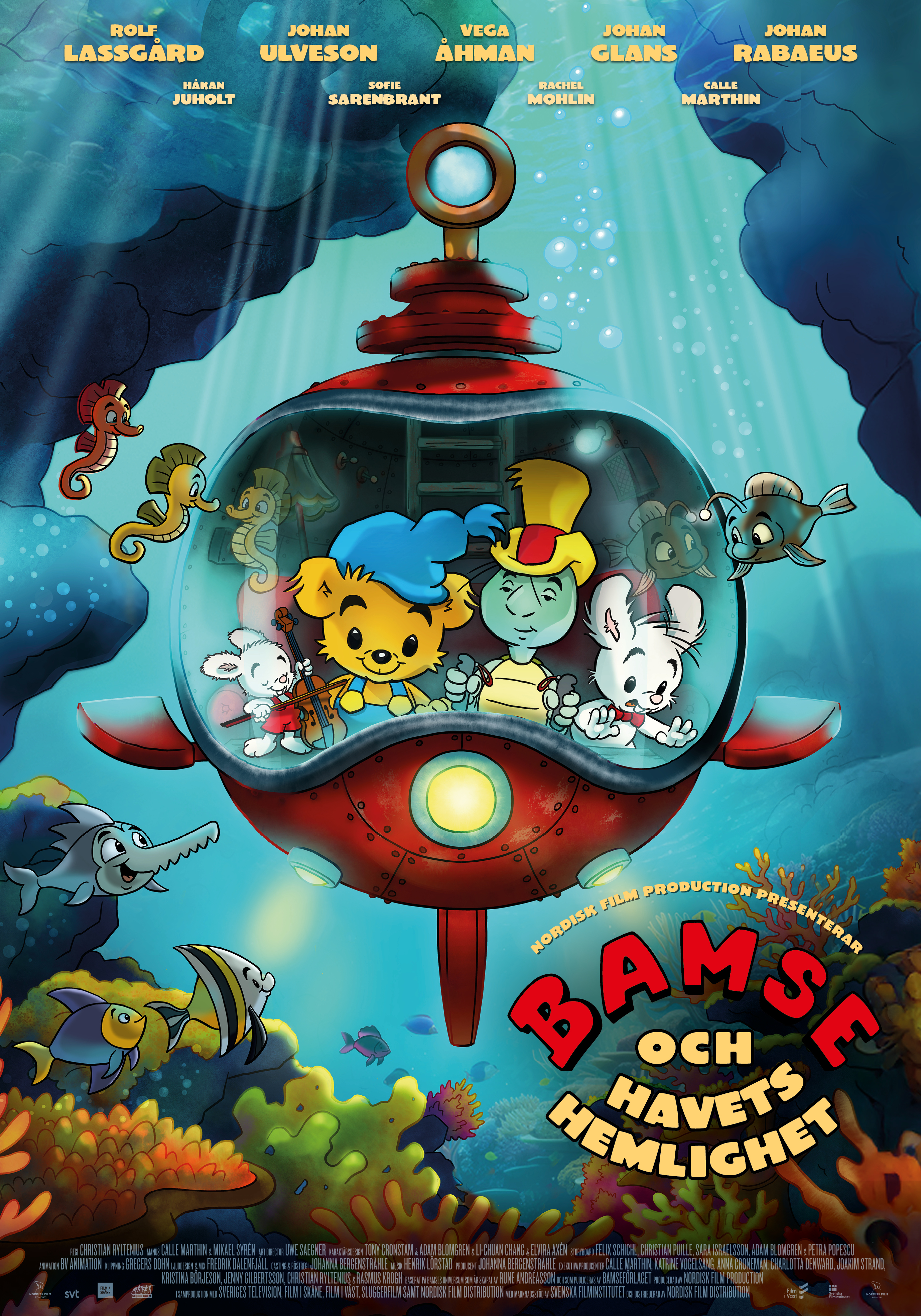 Poster: Bamse och havets hemlighet